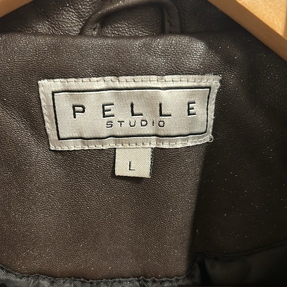 PELLE STUDIO Leather Vintage Trench Style Coat - Picture 5 of 10